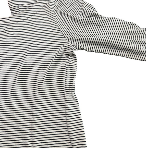 Lilly Pulitzer Noelle Striped Pima Cotton Dress Navy White Pink Bow Back Small - Picture 6 of 7